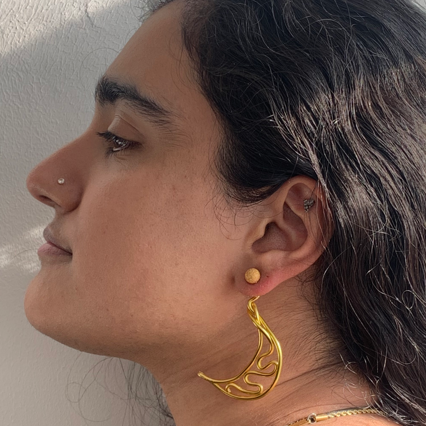 Moon earrings