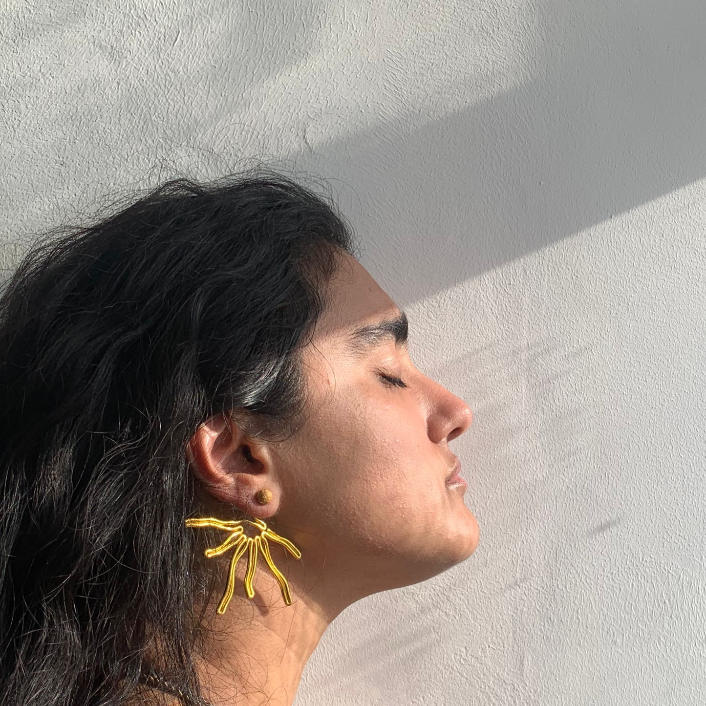 Sunburst earrings