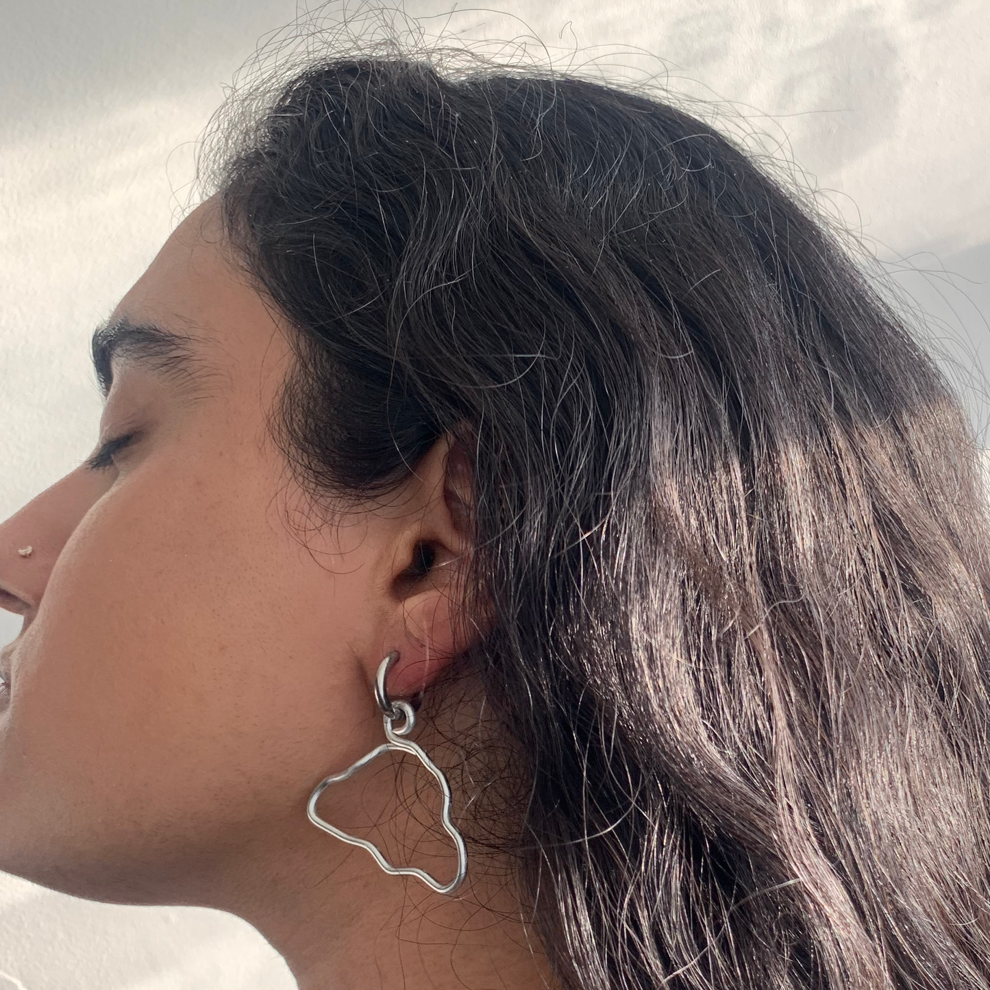 Cloud earrings