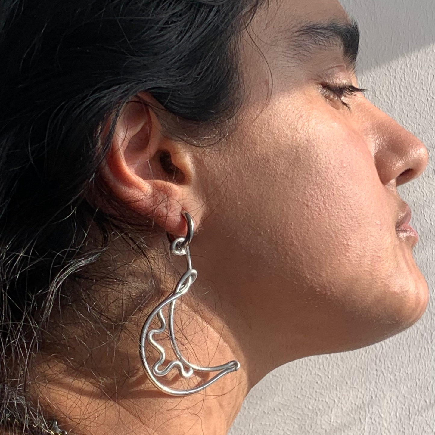 Moon earrings