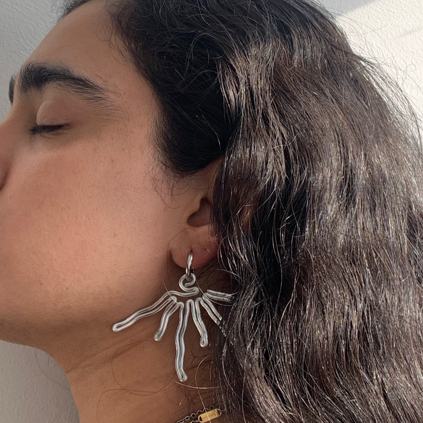 Sunburst earrings