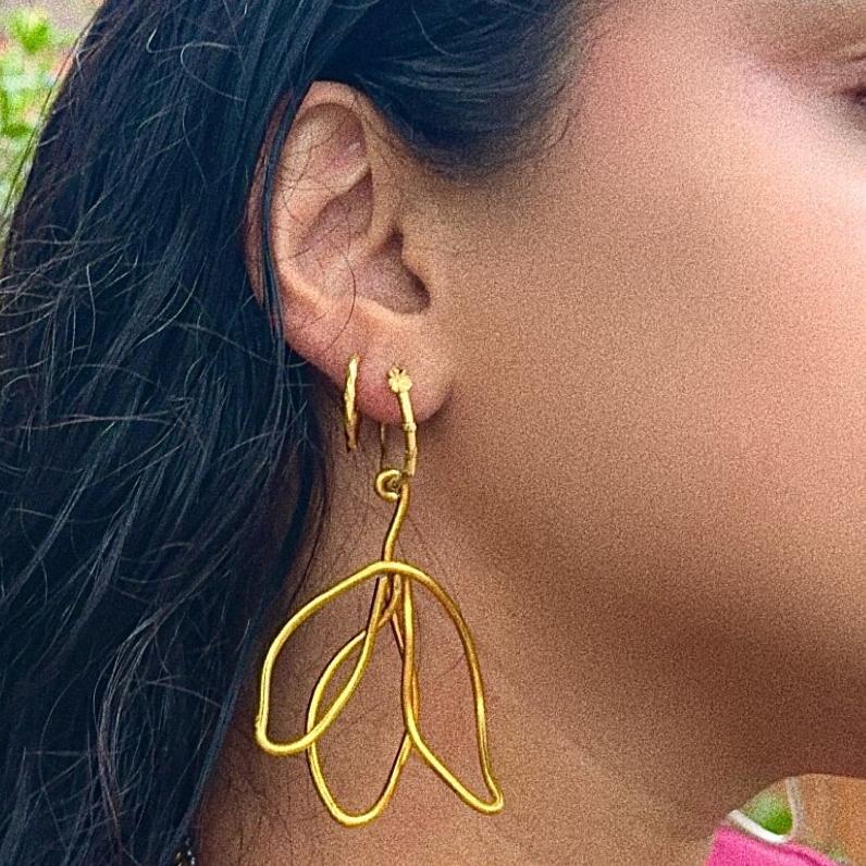 Tulip earrings